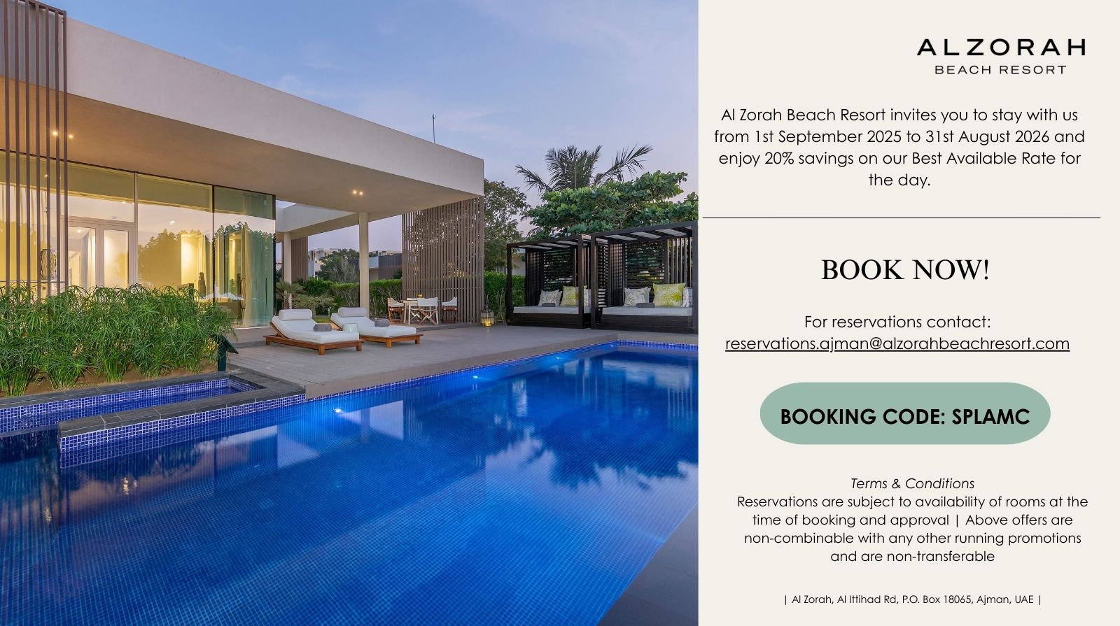 Al Zorah Beach Resort