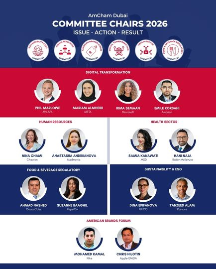 AmCham Dubai Committee Chairs